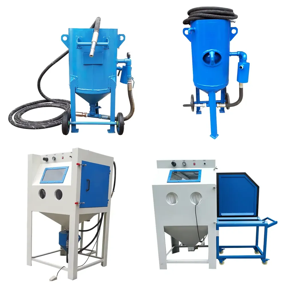 Sandblaster Cabinet - Mesin Sandblasting Portabel Mini Universal Kering/Basah
