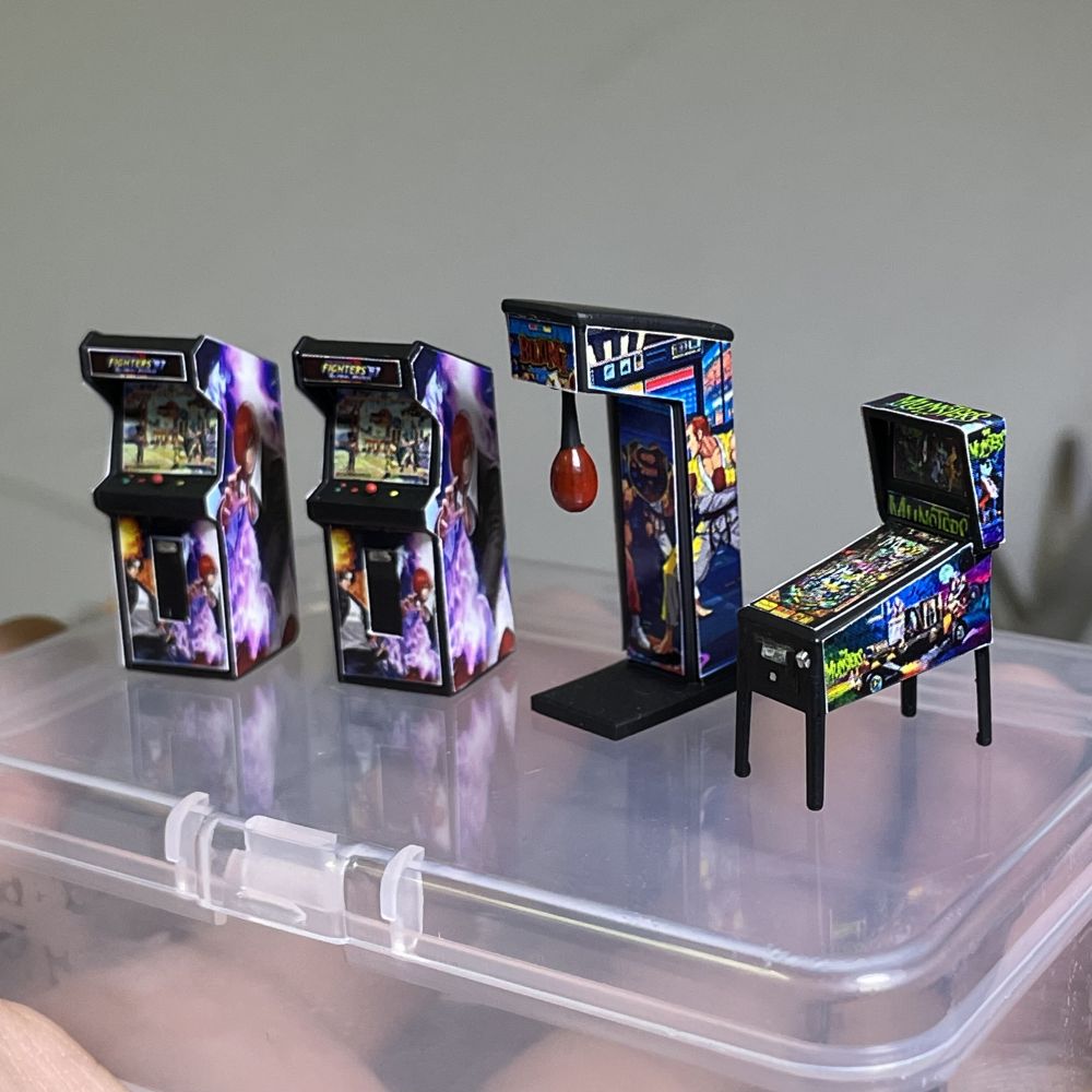 Auto Repair Shop Japan - Model Miniatur Mesin Pinball Arcade Skala