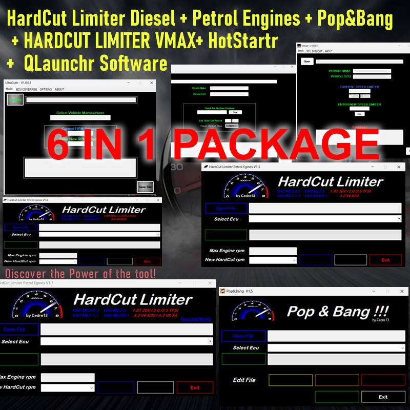 Auto Repair Shop Software - 6 dalam 1 paket baru HardCut