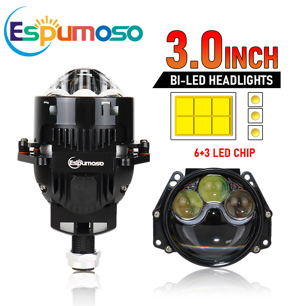 Headlight Aiming Tool - Bohlam Lampu Proyektor Laser Bi LED