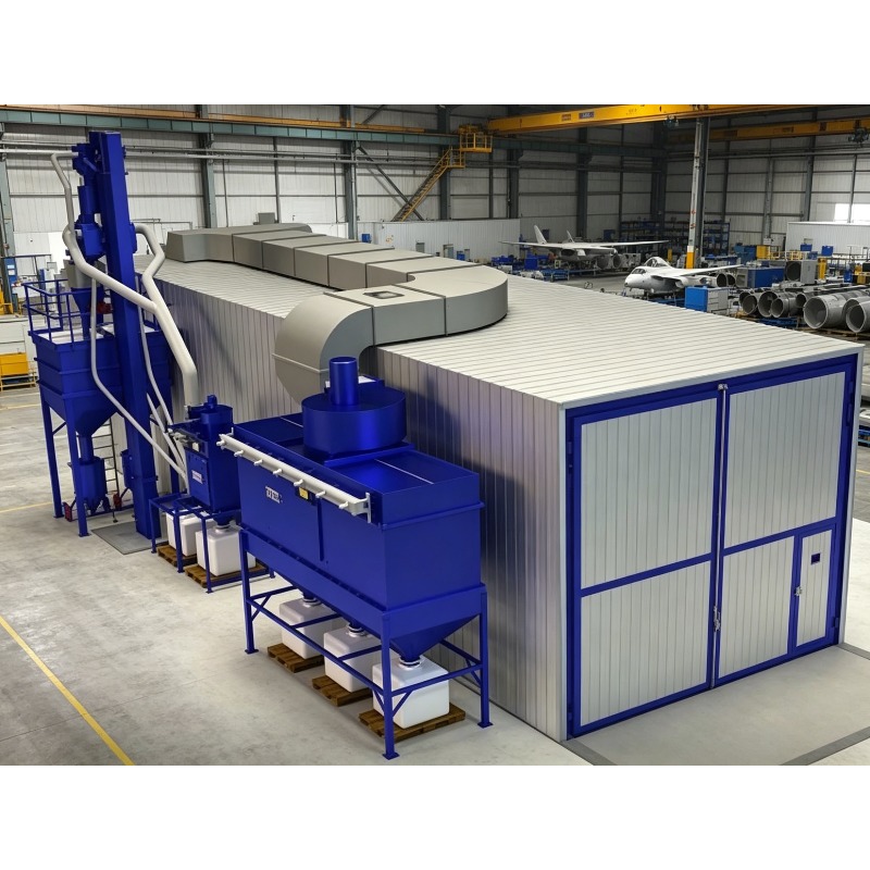 Sandblaster Cabinet - Ruang Semprot Pasir Tugas Berat Kelas