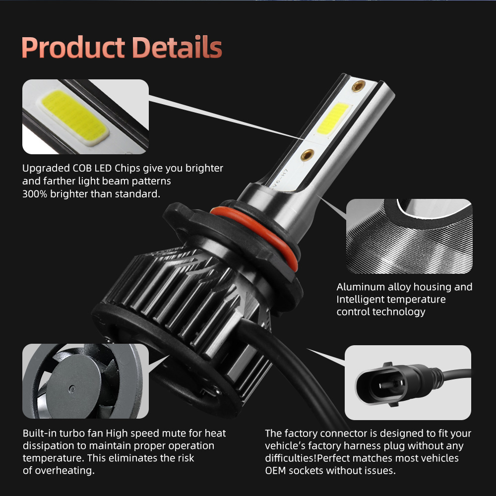 Lampu depan mobil 9012 HIR2 la - Headlight Aiming Tool ulasan dan harga