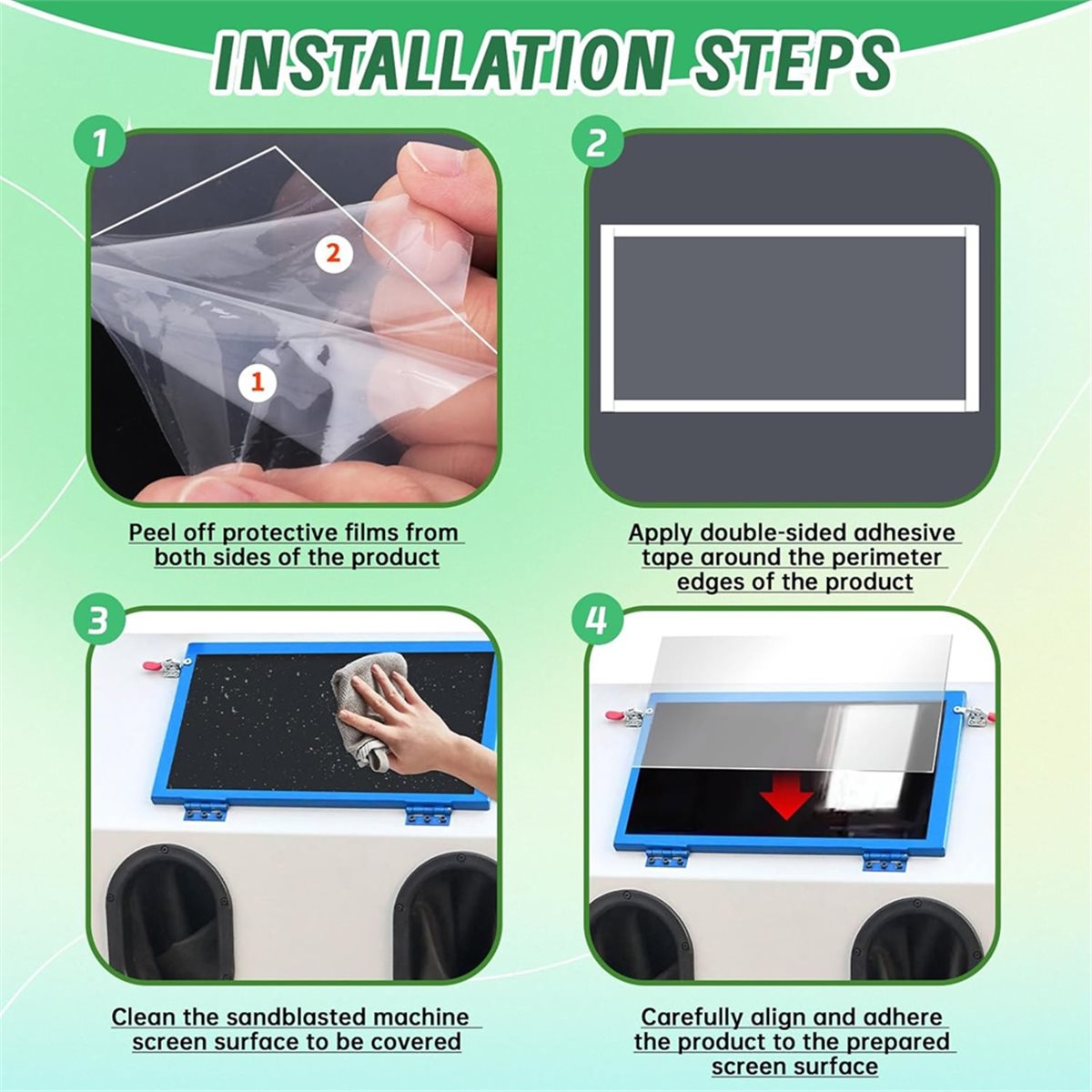 2026 Baru 10pcs Penutup Lensa  - Sandblaster Cabinet ulasan dan harga
