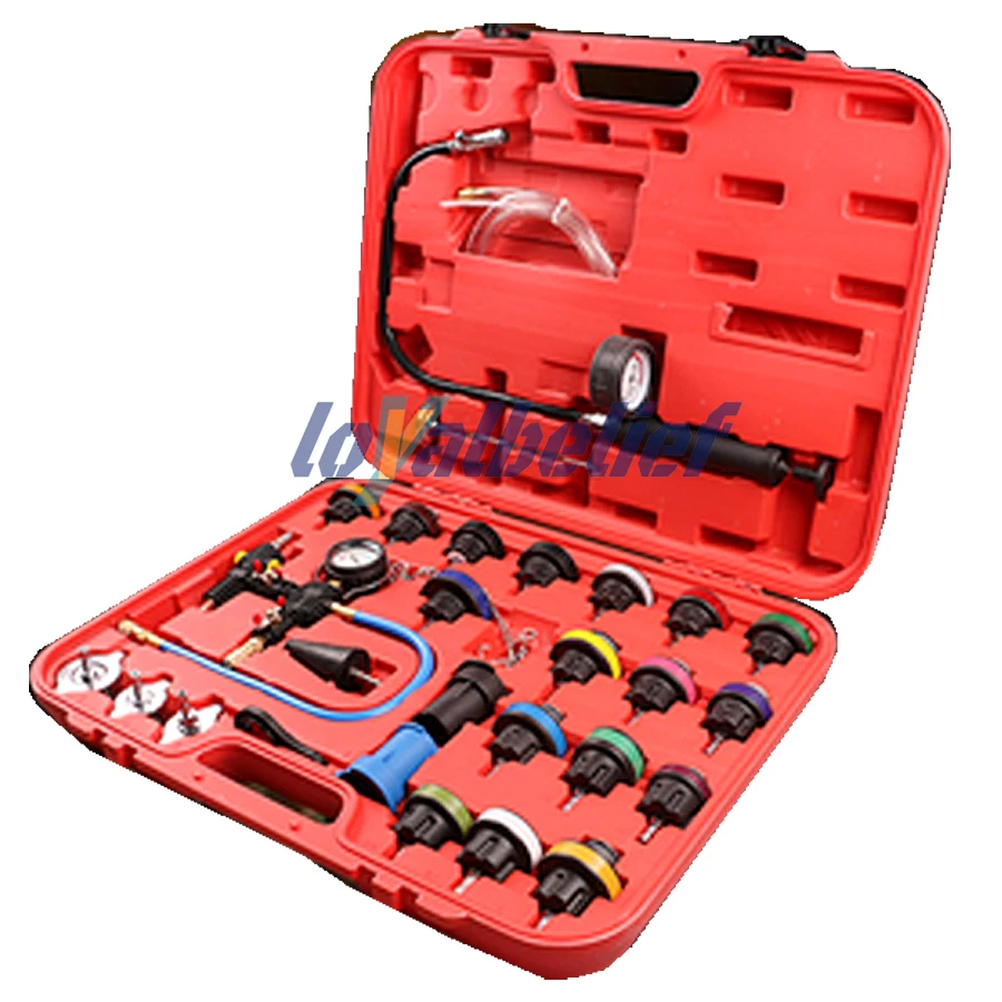 28Pcs Alat Uji Tekanan Radiato - Radiator Pressure Tester ulasan dan harga