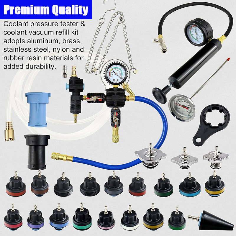 Penguji tekanan Radiator mobil - Radiator Pressure Tester ulasan dan harga