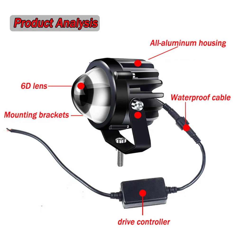 Lampu Led motor proyektor lamp - Headlight Aiming Tool ulasan dan harga