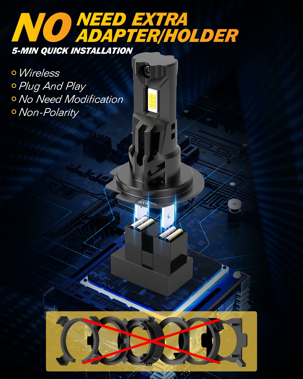 Lampu depan mobil LED 2x 22000 - Headlight Aiming Tool ulasan dan harga