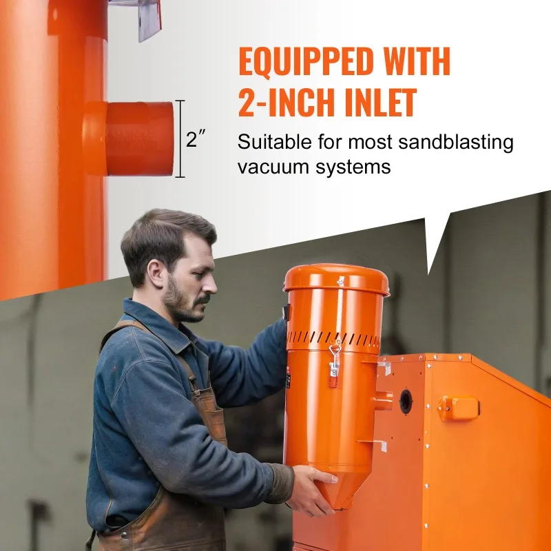 Sistem Pengumpulan Debu SucceB - Sandblaster Cabinet ulasan dan harga