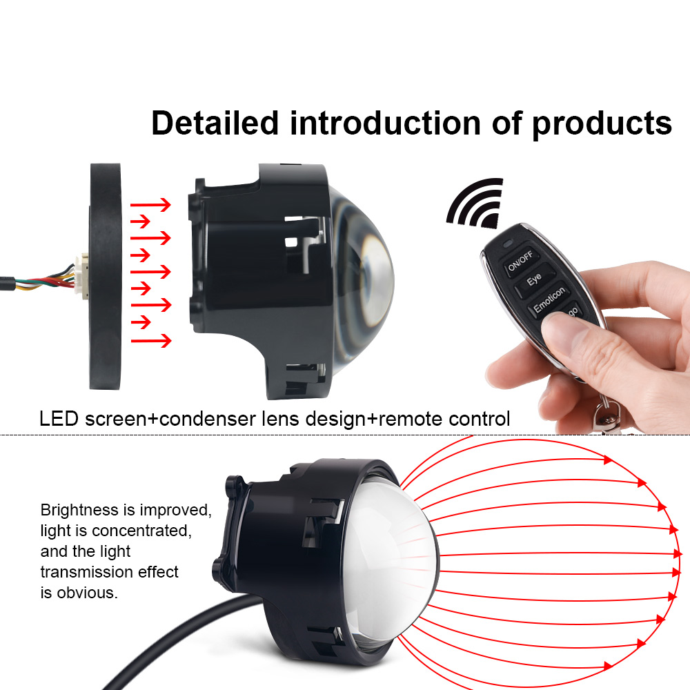 Lampu LED mata setan dinamis m - Headlight Aiming Tool ulasan dan harga