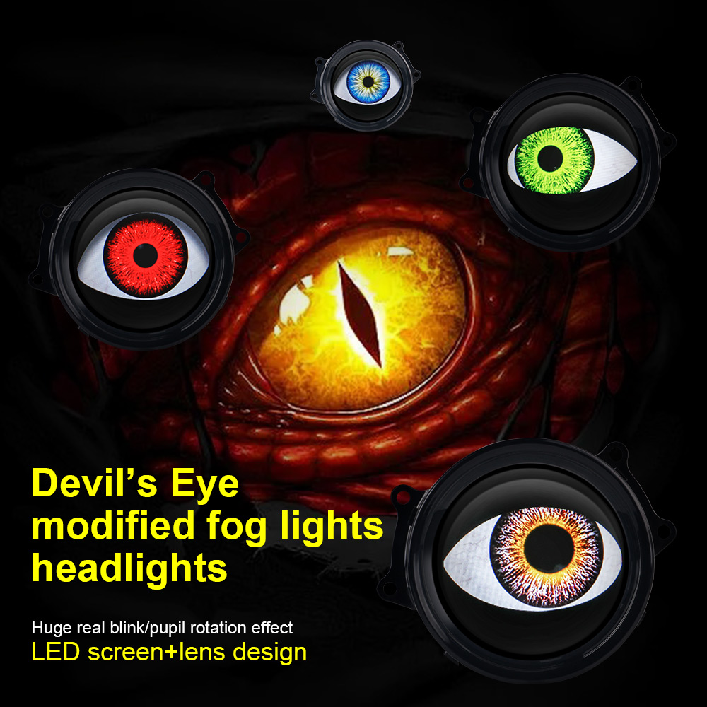 Lampu LED mata setan dinamis m - Headlight Aiming Tool ulasan dan harga