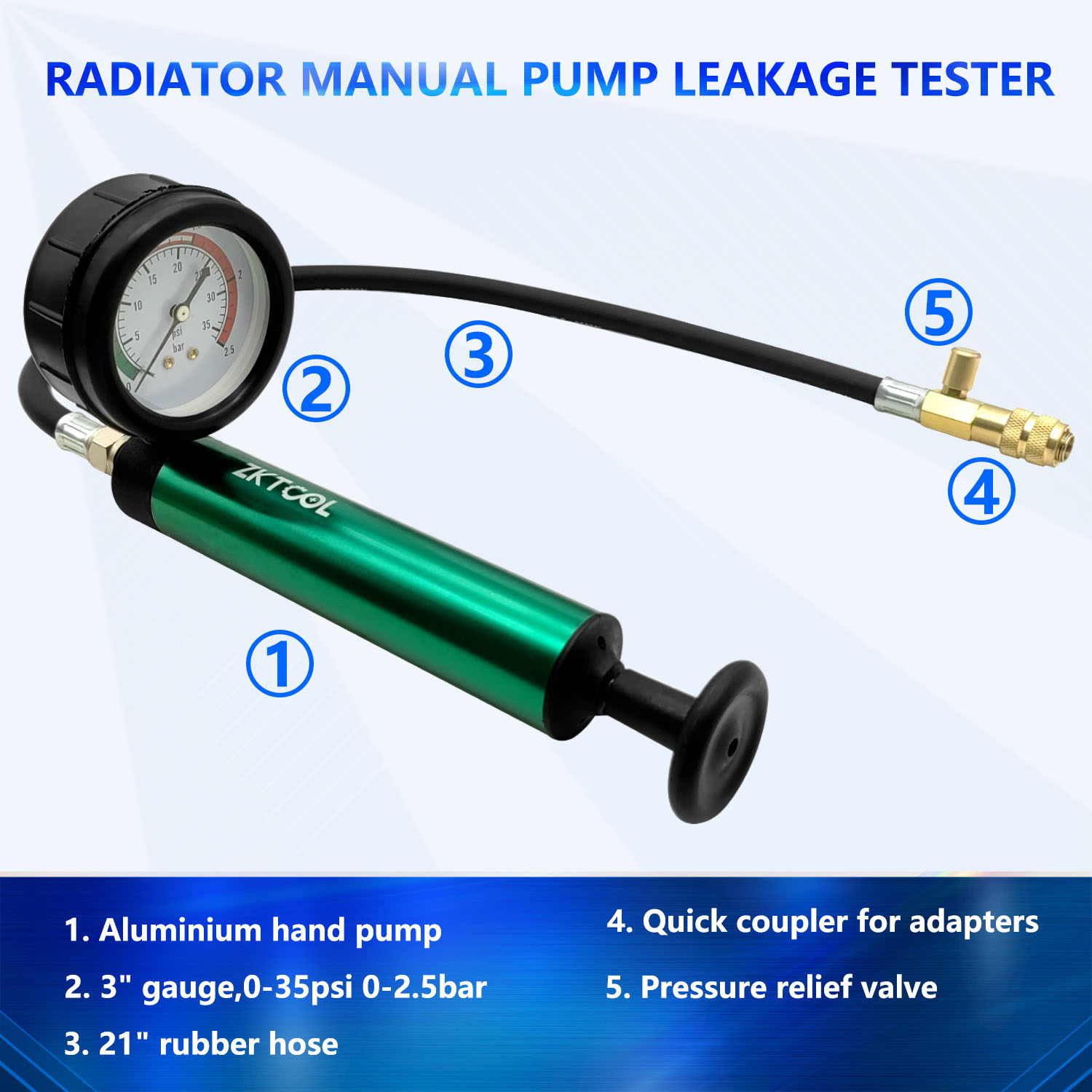 Alat Uji Tekanan Radiator Sist - Radiator Pressure Tester ulasan dan harga