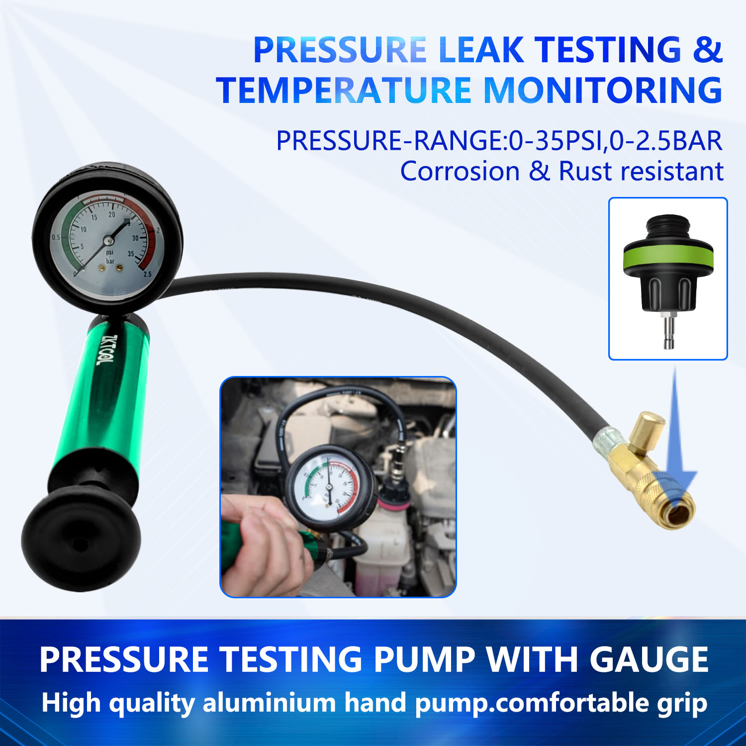 Alat Uji Tekanan Radiator Sist - Radiator Pressure Tester ulasan dan harga
