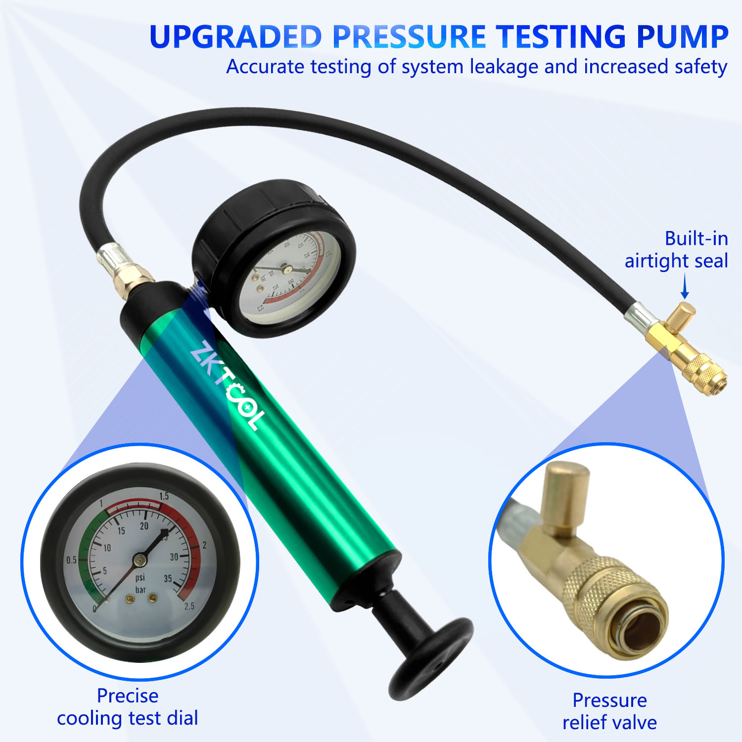 Alat Uji Tekanan Radiator Sist - Radiator Pressure Tester ulasan dan harga