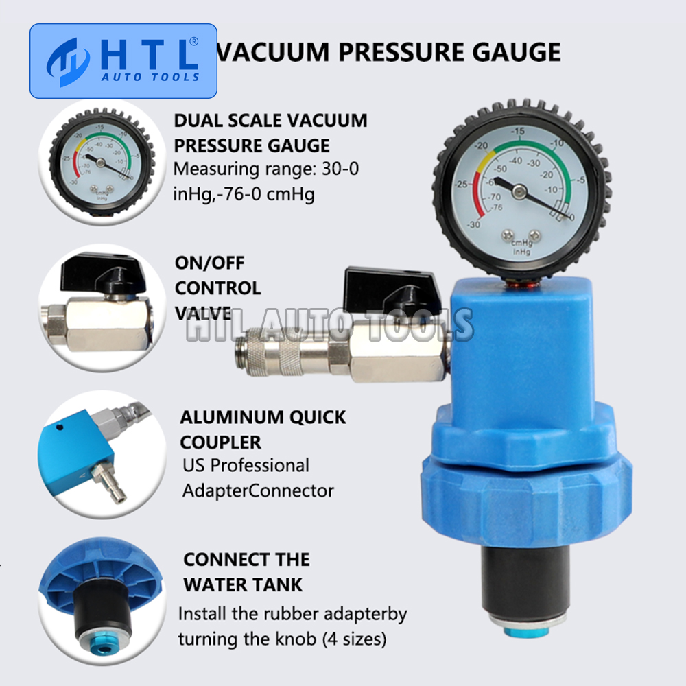 Alat penguji tekanan vakum sis - Radiator Pressure Tester ulasan dan harga