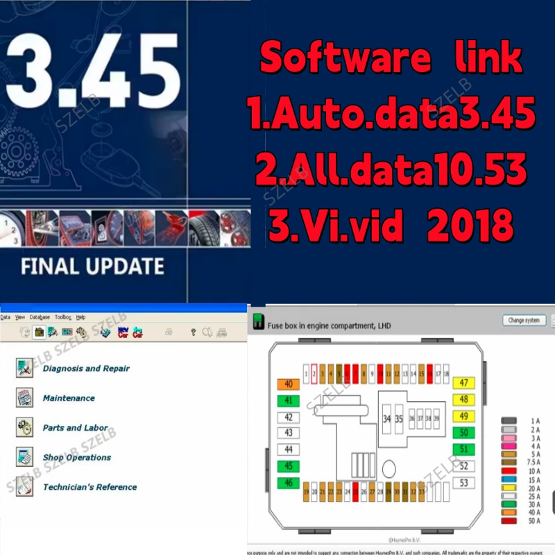 Autodata Terbaru 3.45+alldata  - Auto Repair Shop Software ulasan dan harga