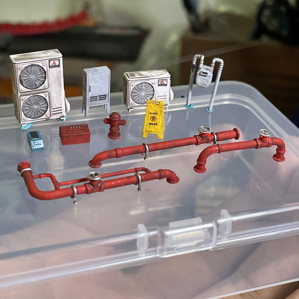 Diorama 1:64 Model AC Modifika - Auto Repair Shop Japan ulasan dan harga
