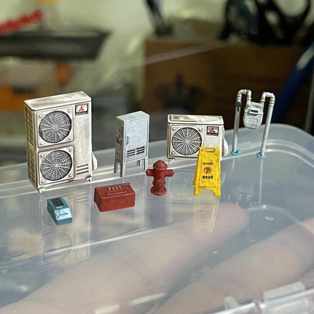 Diorama 1:64 Model AC Modifika - Auto Repair Shop Japan ulasan dan harga