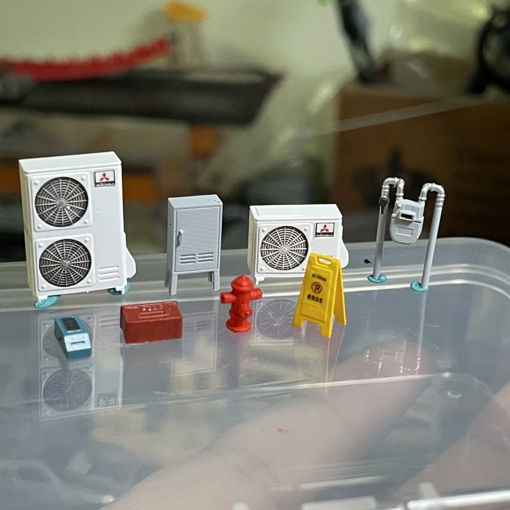 Diorama 1:64 Model AC Modifika - Auto Repair Shop Japan ulasan dan harga